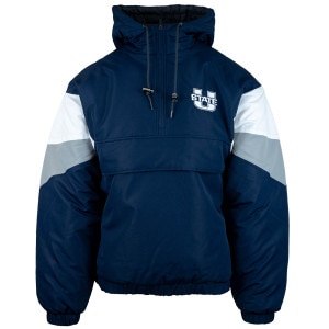 Men's Colosseum U-State Colorblock puffer jacket